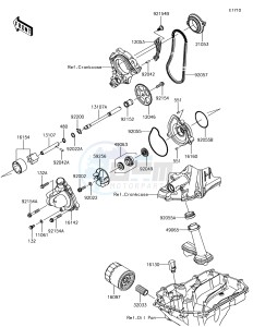 NINJA ZX-10R ZX1000SJF XX (EU ME A(FRICA) drawing Oil Pump