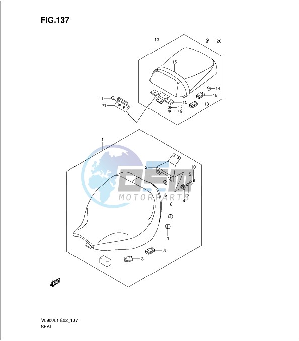 SEAT (VL800CUEL1 E19)