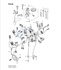 DL650 drawing WIRING HARNESS (DL650AL1 E19)