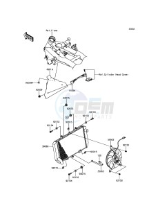 Z800_ABS ZR800BEF FR GB XX (EU ME A(FRICA) drawing Radiator