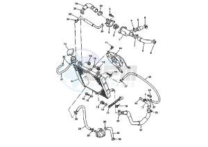 YZF R1 1000 drawing RADIATOR-HOSE