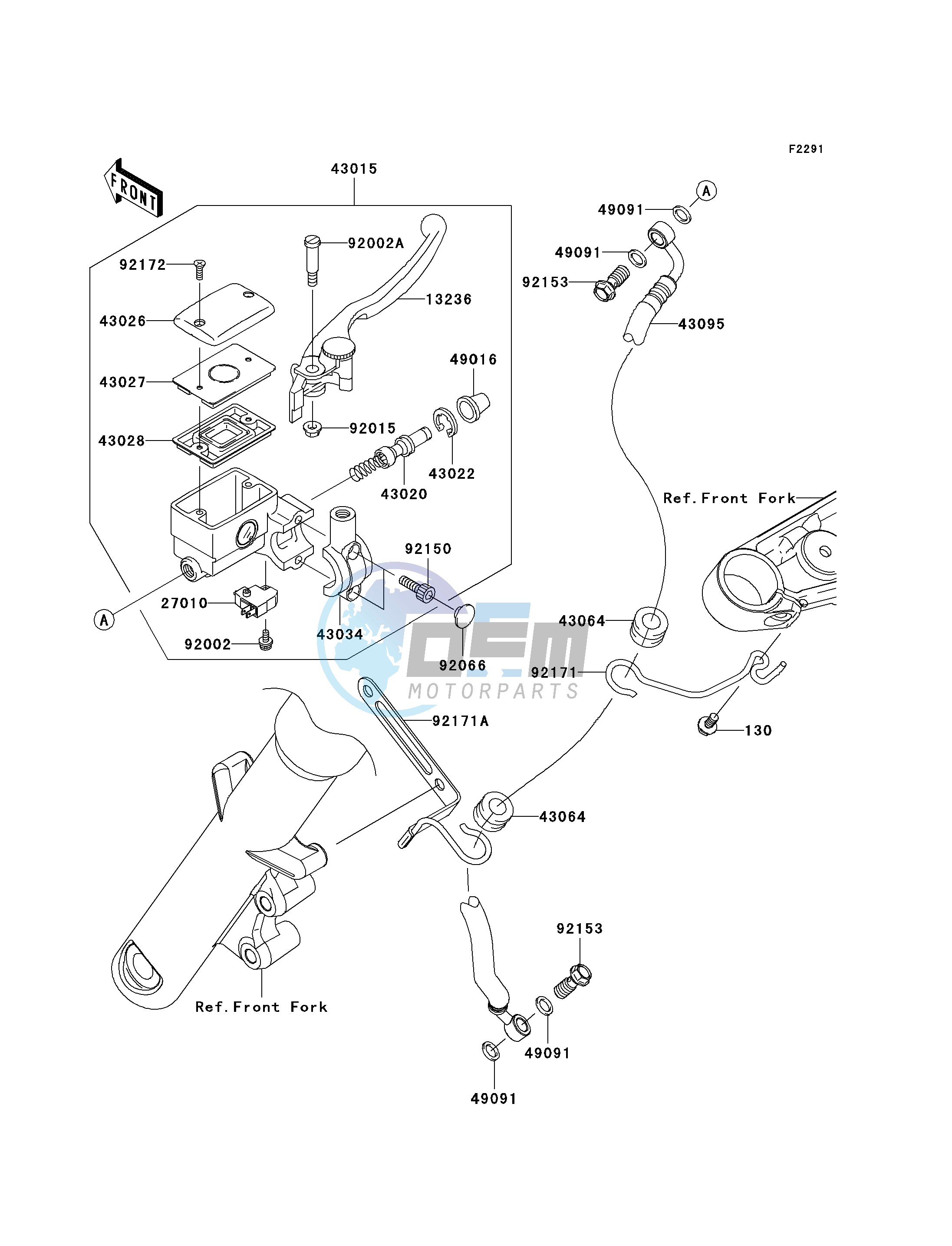 FRONT MASTER CYLINDER