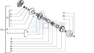 Stalker 50 drawing Driven pulley