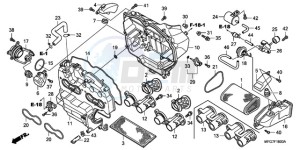 CB600F9 France - (F / CMF 25K) drawing AIR CLEANER