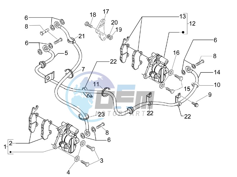 Brakes hose  - Calipers