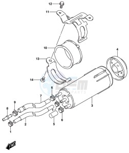 AN650 BURGMAN drawing EVAP SYSTEM