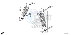 TRX420FM2E TRX420 Europe Direct - (ED) drawing FRONT CUSHION