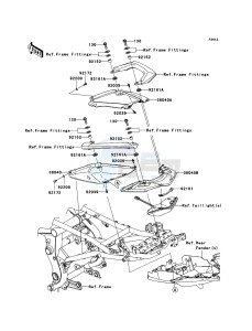 VERSYS_ABS KLE650DCF XX (EU ME A(FRICA) drawing Seat Cover