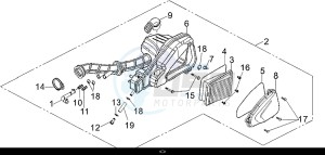 MIO 115 (FS11W1-EU) (L7-M0) drawing AIR CLEANER ASSY