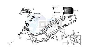 HD 200EVO EFI drawing FRAME