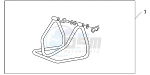 CBR600FAB CBR600F ABS E drawing REAR PADDOCK STAND