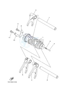 MT09TRA MT-09TRA TRACER 900 (2SC9 2SCA) drawing SHIFT CAM & FORK