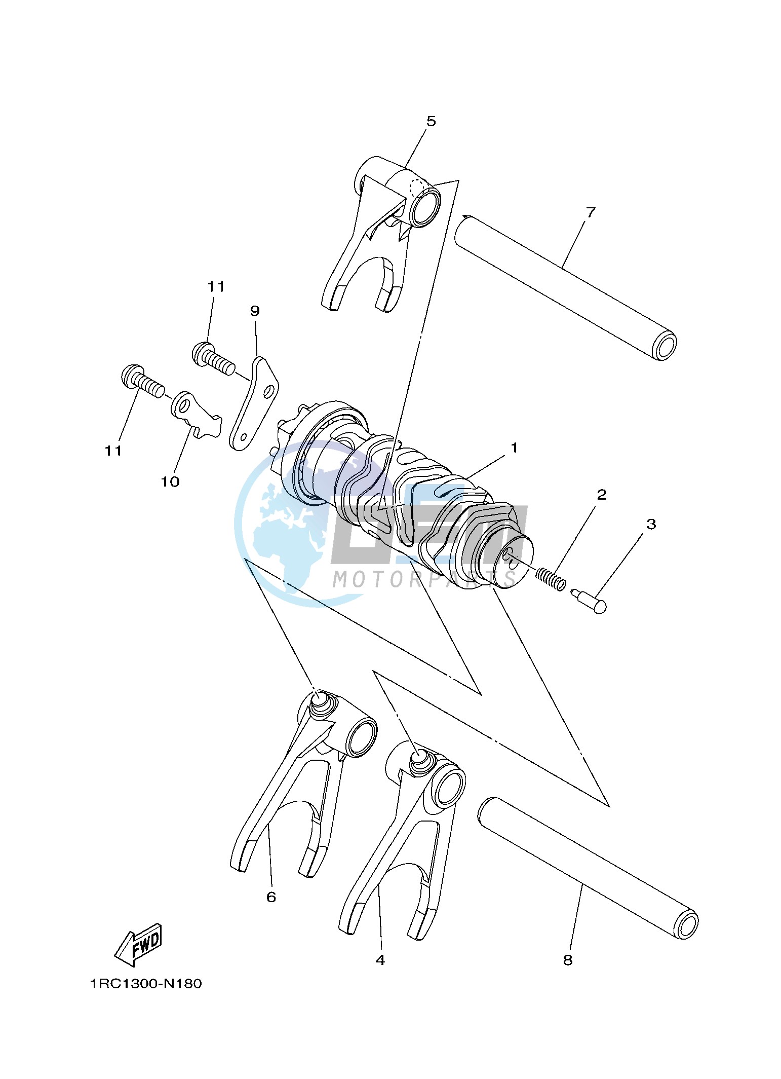 SHIFT CAM & FORK