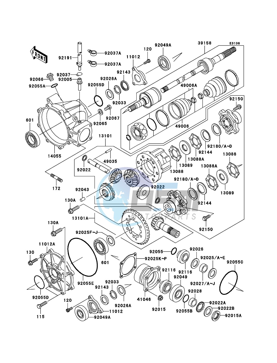 Drive Shaft-Front