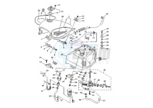 XV DX VIRAGO 535 drawing FUEL TANK