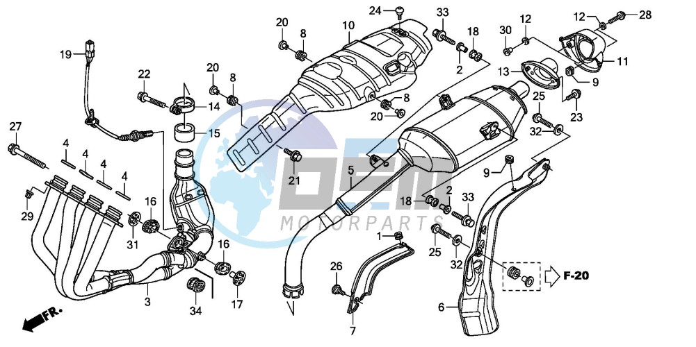 EXHAUST MUFFLER