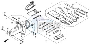 RVF750R drawing TOOLS