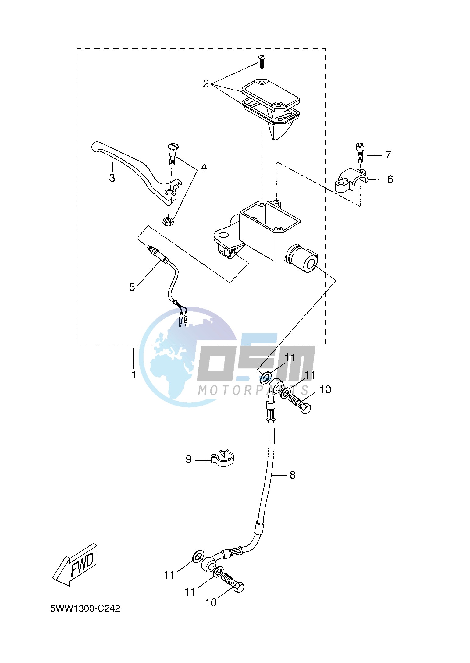 FRONT MASTER CYLINDER