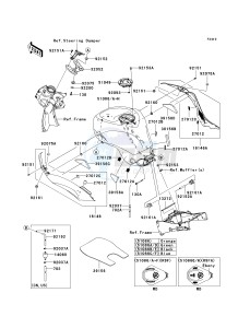 ZX 600 R [NINJA ZX-6R MONSTER ENERGY] (R9FA) R9F drawing FUEL TANK