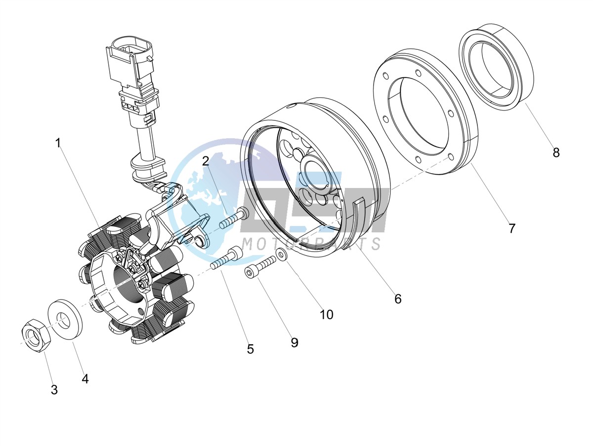 Cdi magneto assy / Ignition unit