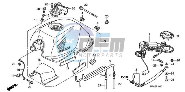 FUEL TANK/FUEL PUMP