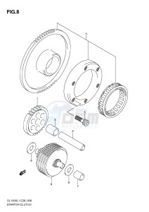 DL1000 (E28) V-Strom drawing STARTER CLUTCH