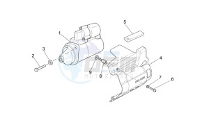 Griso V IE 1100 drawing Starter motor