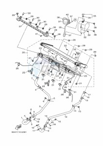 YXZ1000ETS YXZ1000ET (BASC) drawing RADIATOR & HOSE