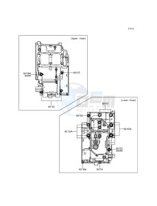 NINJA_300_ABS EX300BDF XX (EU ME A(FRICA) drawing Crankcase Bolt Pattern