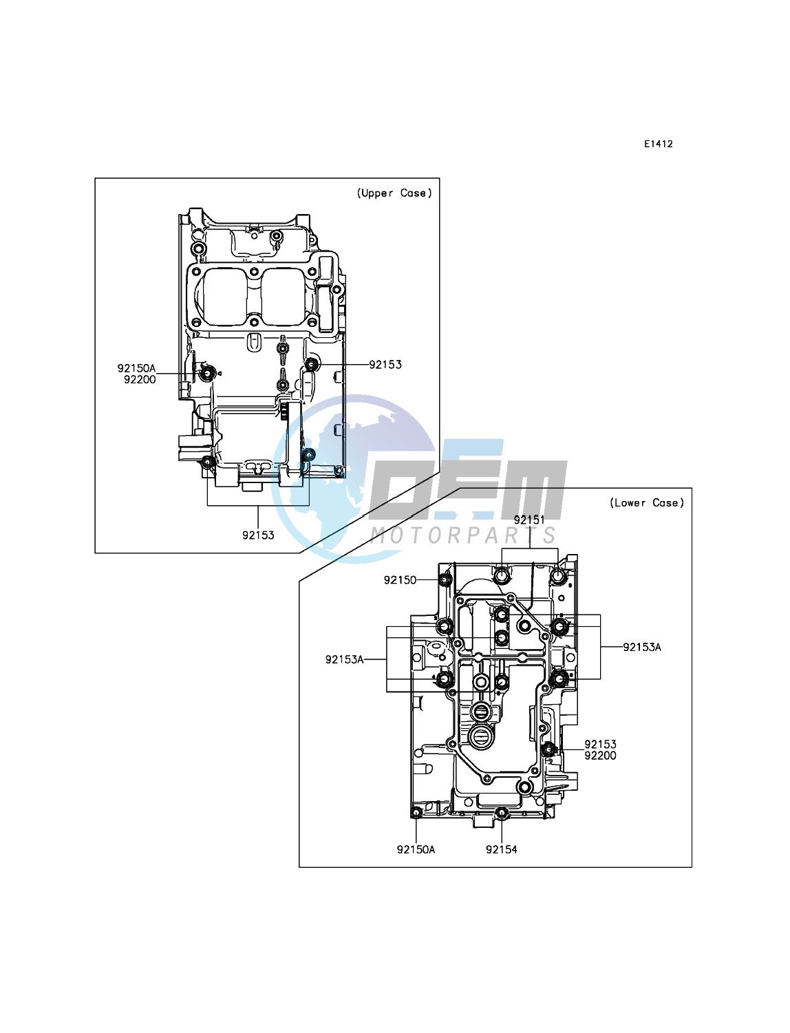 Crankcase Bolt Pattern