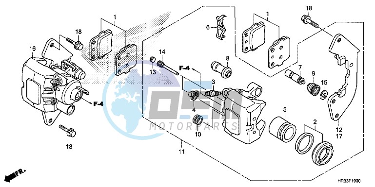 FRONT BRAKE CALIPER