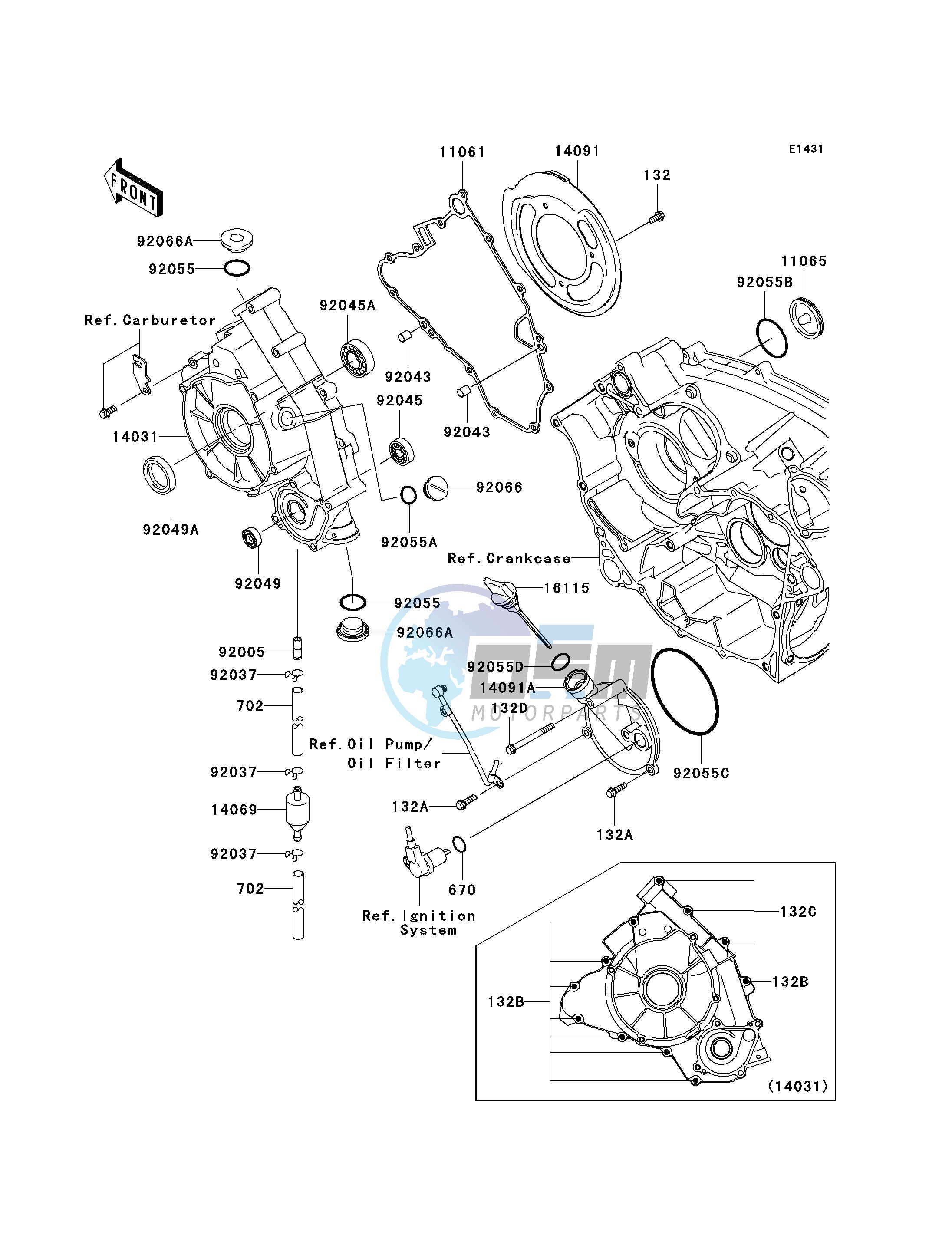 ENGINE COVER-- S- -