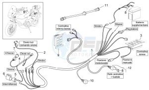 Pegaso 650 ie drawing Police electrical system