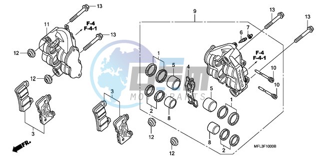 FRONT BRAKE CALIPER