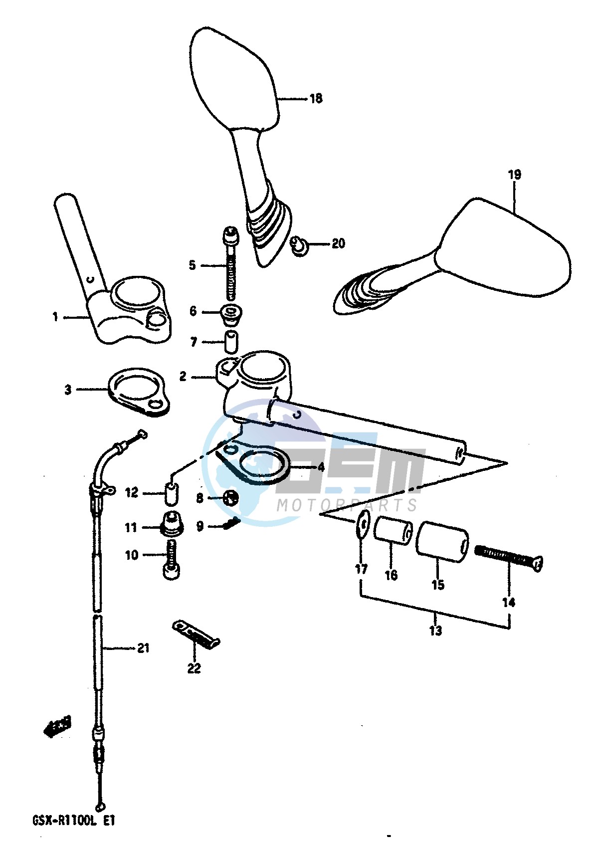 HANDLEBAR (MODEL L E24)