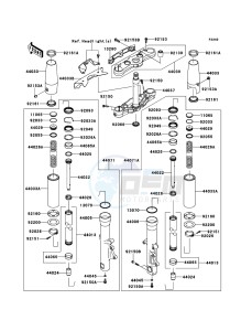 VN1700_CLASSIC_ABS VN1700FDF GB XX (EU ME A(FRICA) drawing Front Fork