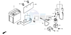 CG125M drawing BATTERY (2)