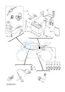 YZF-R125 R125 (5D7W 5D7W 5D7W 5D7W) drawing ELECTRICAL 1