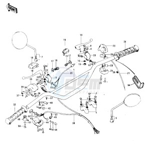 F11 (-A) 250 drawing HANDLEBAR -- F11-A- -