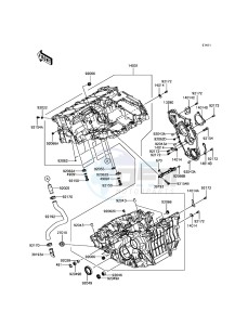 NINJA H2R ZX1000YHF EU drawing Crankcase