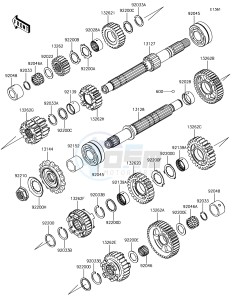 Z1000 ZR1000JHF XX (EU ME A(FRICA) drawing Transmission