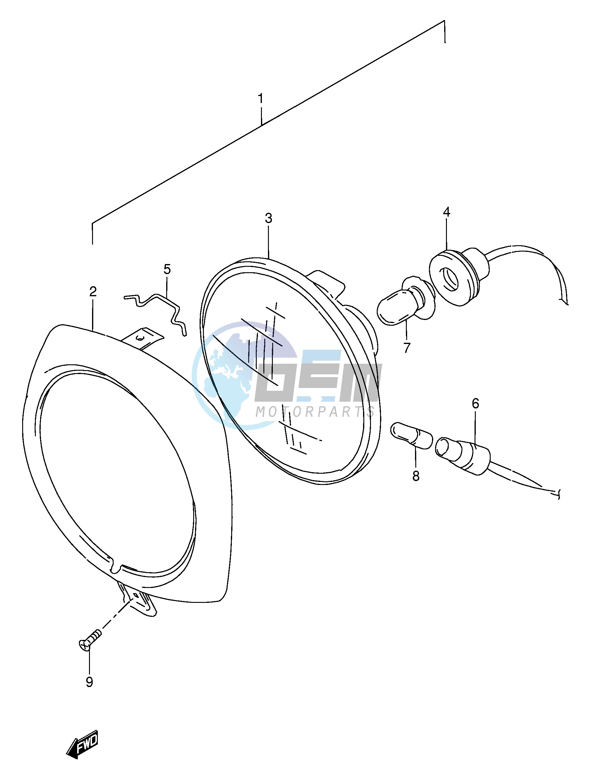 HEADLAMP (FZ50NP E26)