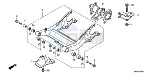 TRX420FMC drawing SWINGARM