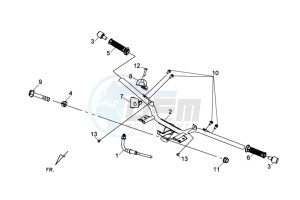 HD 2 125i drawing HANDLEBAR / COWLING