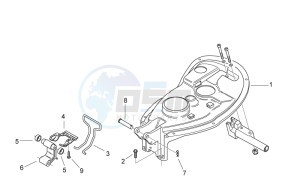 Scarabeo 50 2t e2 (eng. piaggio) drawing Undersaddle