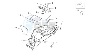 Dorsoduro 750 ABS USA-CND (NAFTA) (CND, USA) drawing Rear body I