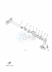 YZ85LW (B0G4) drawing SHIFT SHAFT