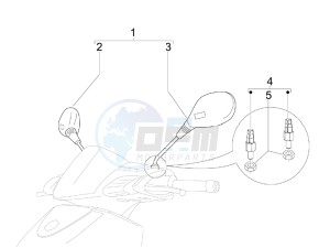 Carnaby 250 4t ie e3 drawing Mirrors