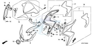 CB1000R9 Europe Direct - (ED) drawing COWL