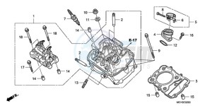 NSA700A9 E / MKH MME drawing FRONT CYLINDER HEAD